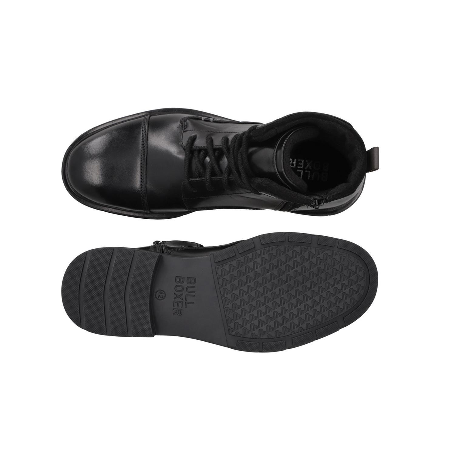 Botines Bototos Urbanos Hombre Cuero Fuse-6-21 Negro Bullboxer-2