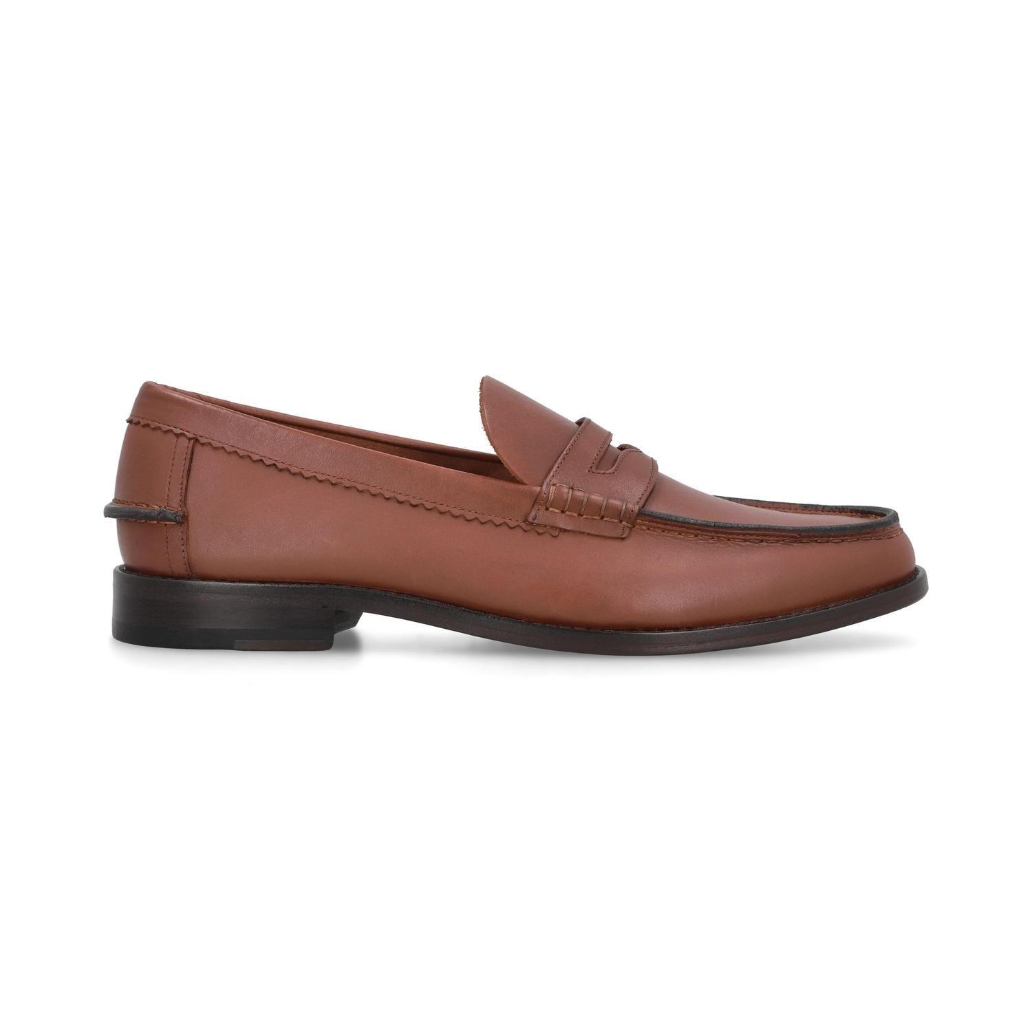 Mocasines Hombre Suela Cuero Moc Arg-5-77 Brandy-1