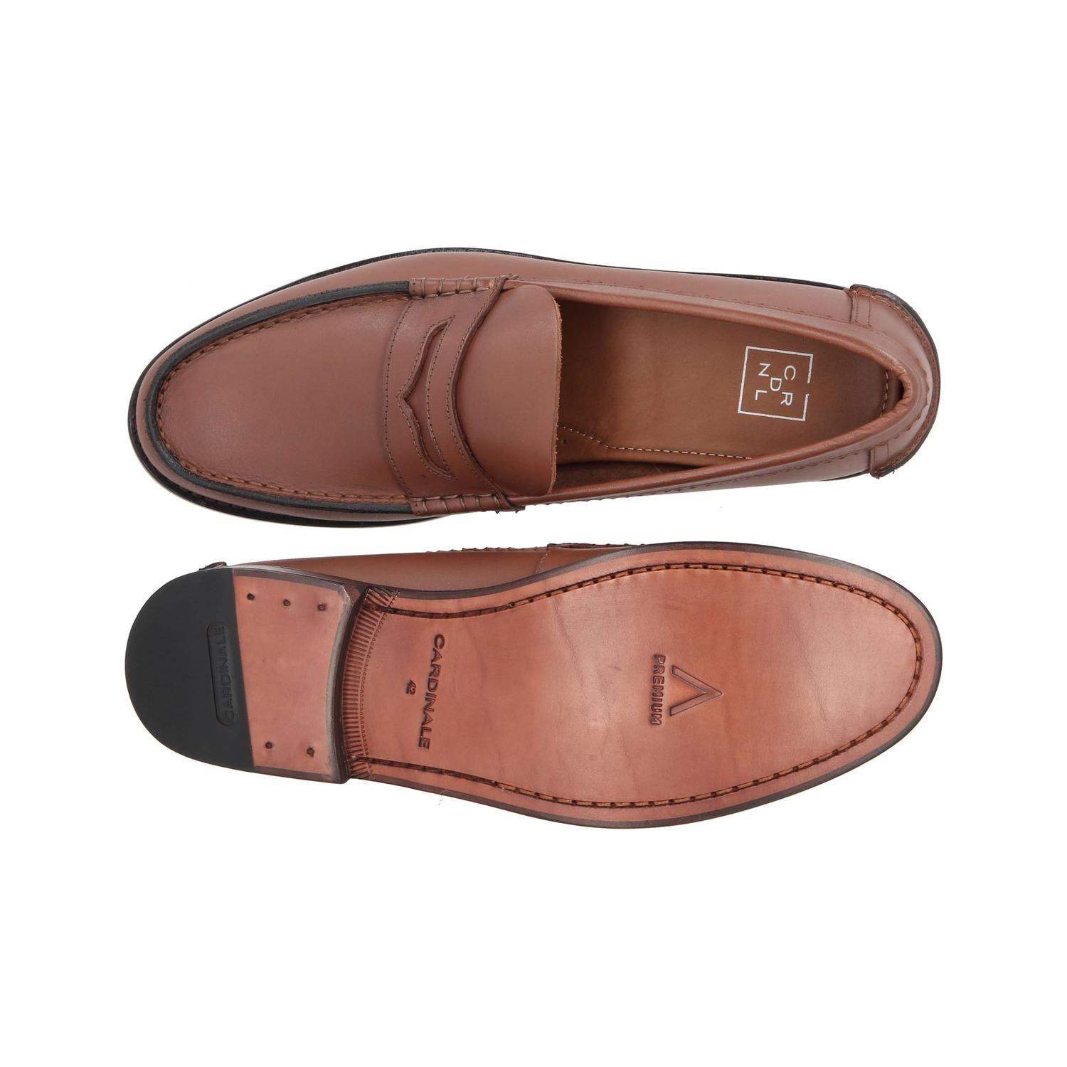 Mocasines Hombre Suela Cuero Moc Arg-5-77 Brandy-2