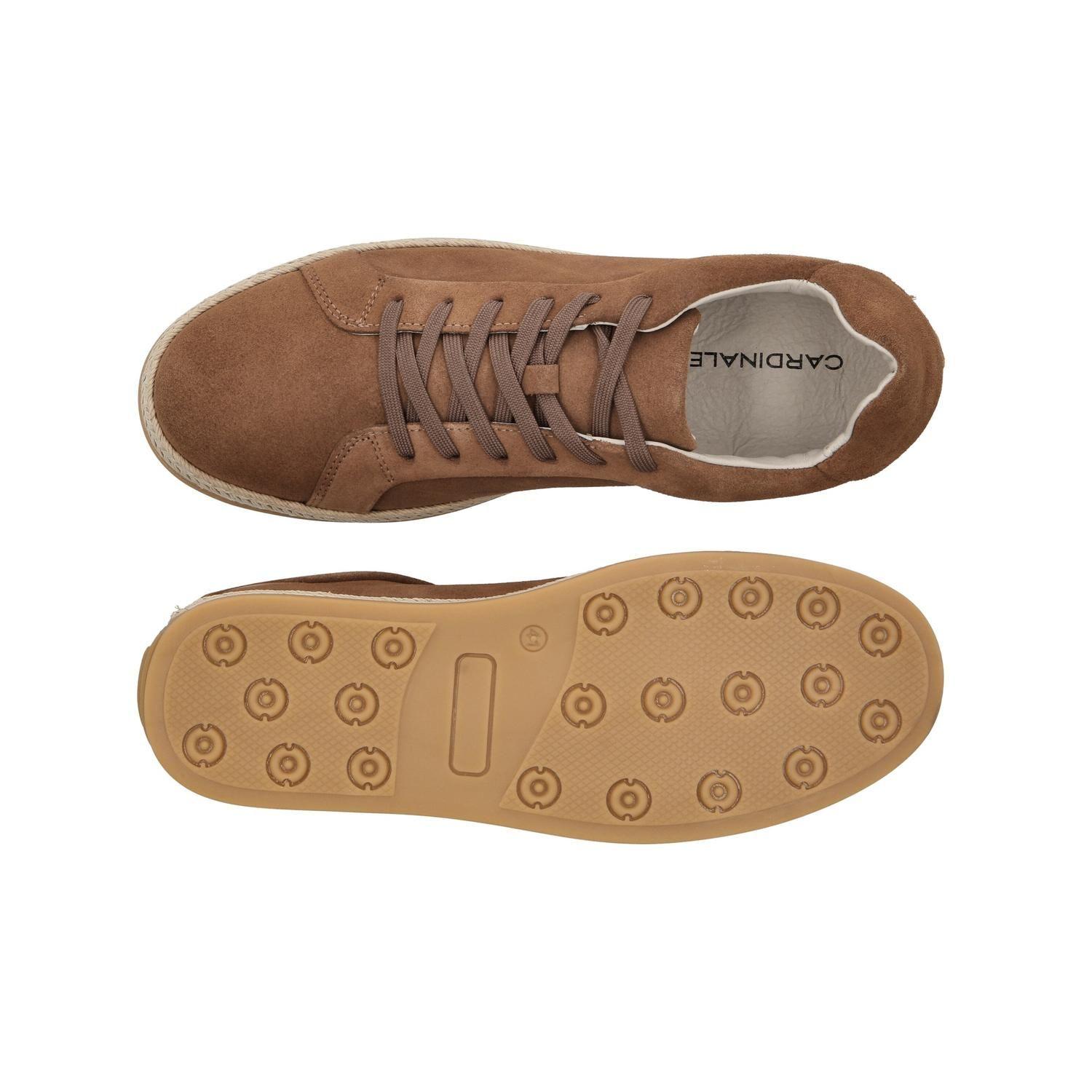 ZAPATILLAS HOMBRE CUERO TRENC-0-01 CAFÉ 2-2