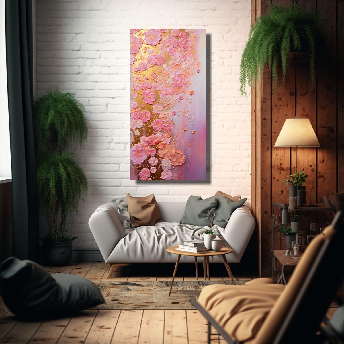 Composición Diseño Punto Luminoso Con Técnica 50x100cm-2