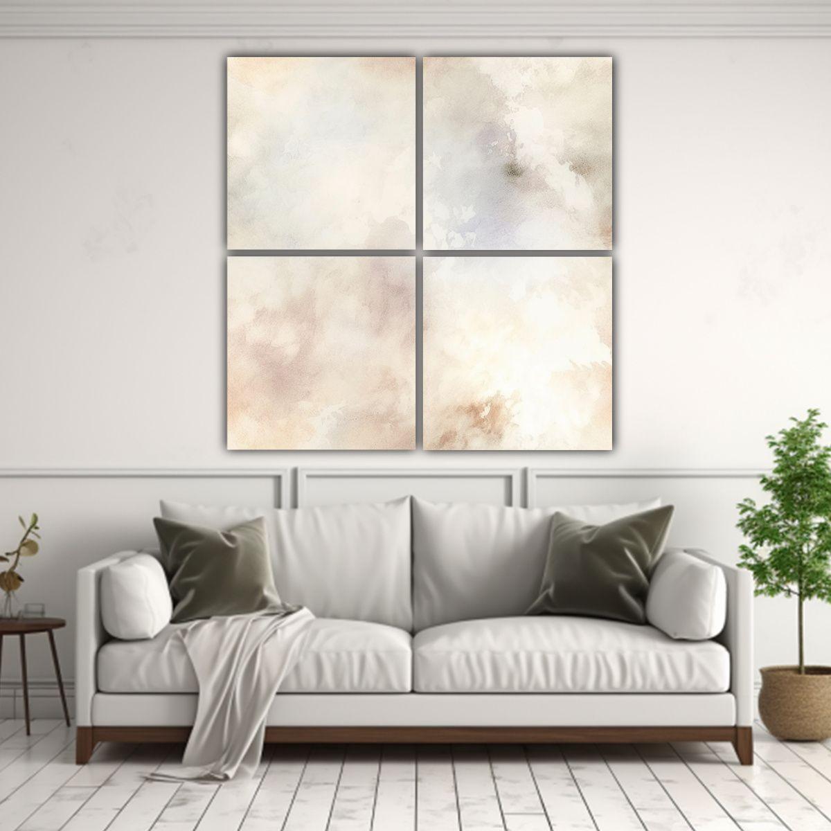 Pinturas Decorativas De Composiciones De Colores 180x180 Cm-2