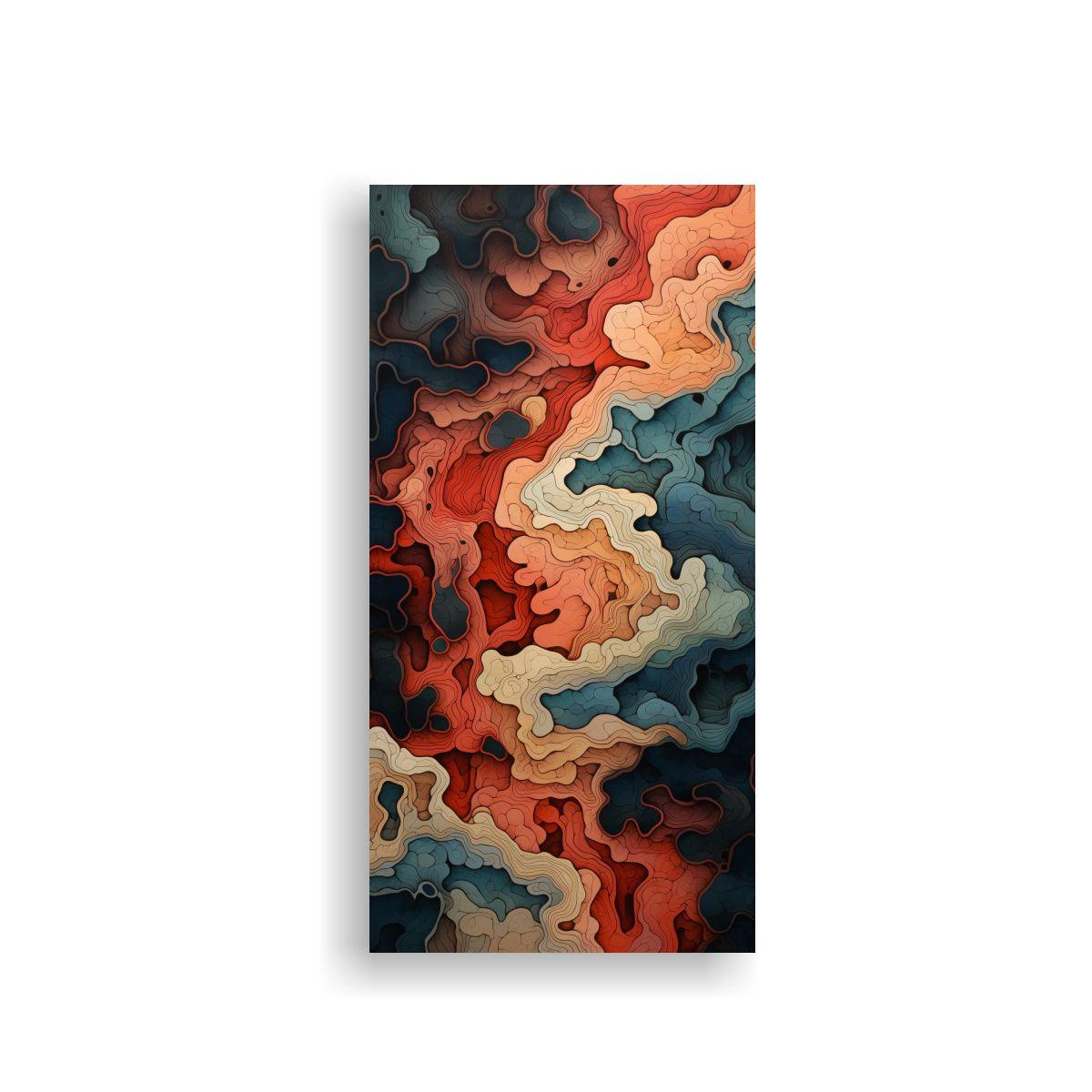 Pinturas Decorativas De Terrains In Abstract 20x40cm-0