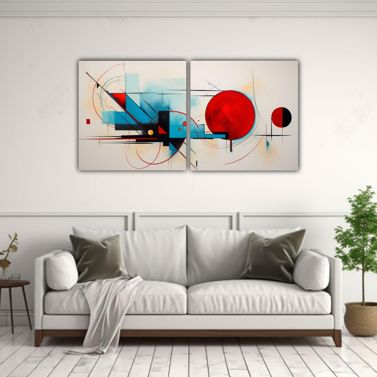 Pinturas Abstractas Minimalistas Para Decorar La 60x30 Cm-2