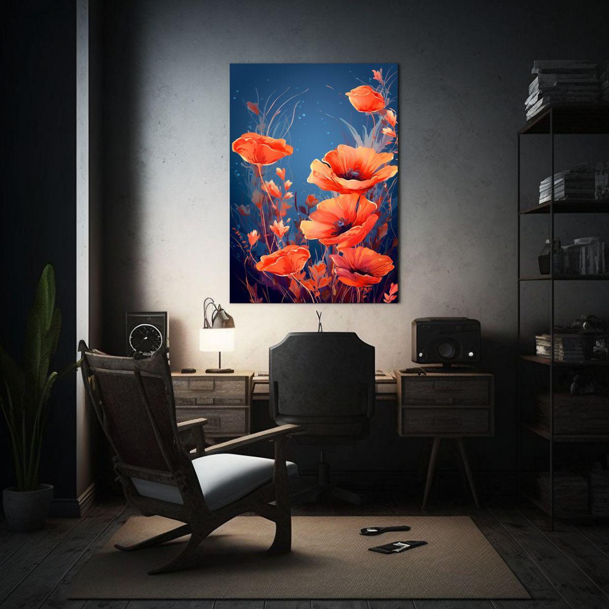 Cuadros De Flores En Bastidor Con Estética 20x30cm-2
