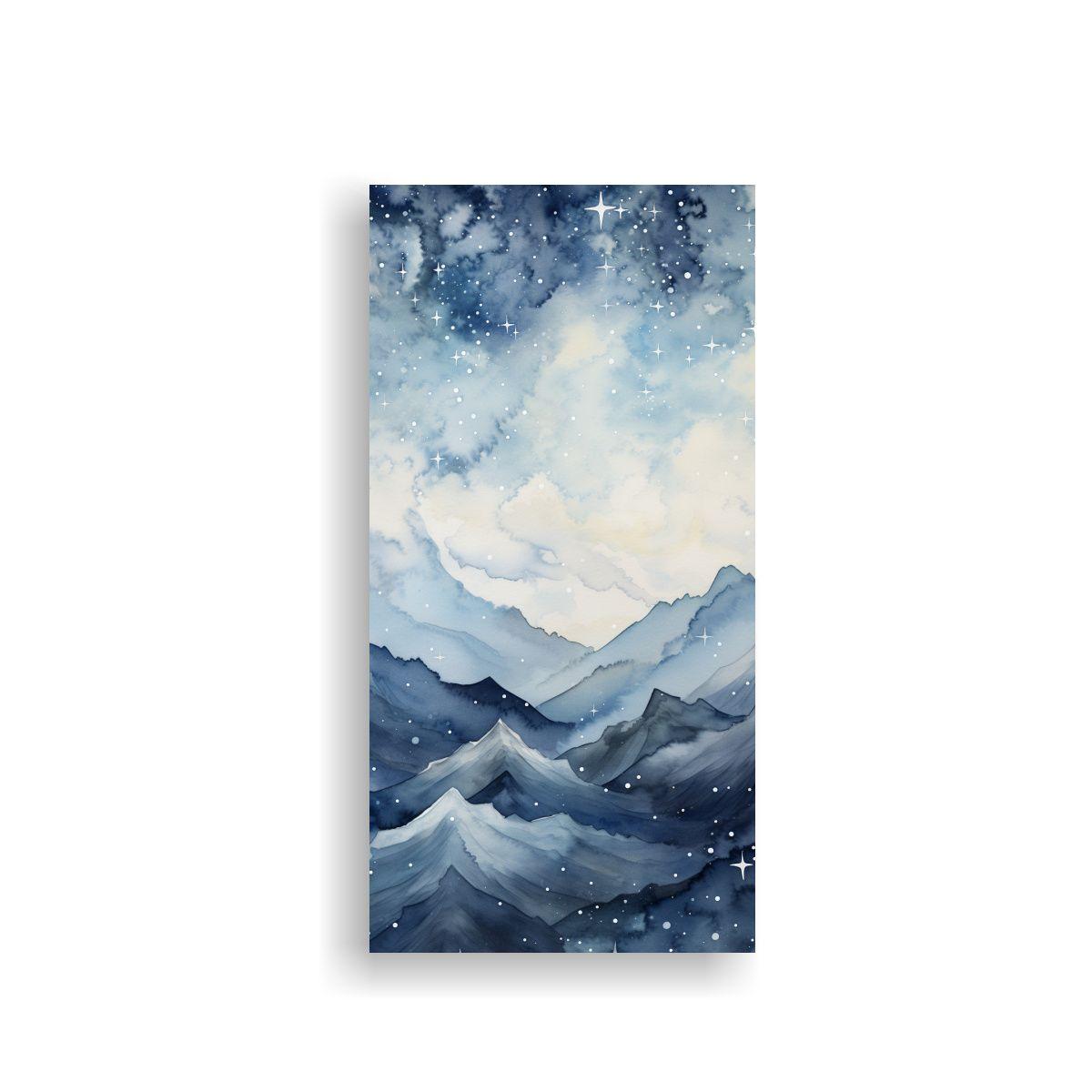 Cuadro Decorativo De Paisaje Montañoso 40x80 Cm-0
