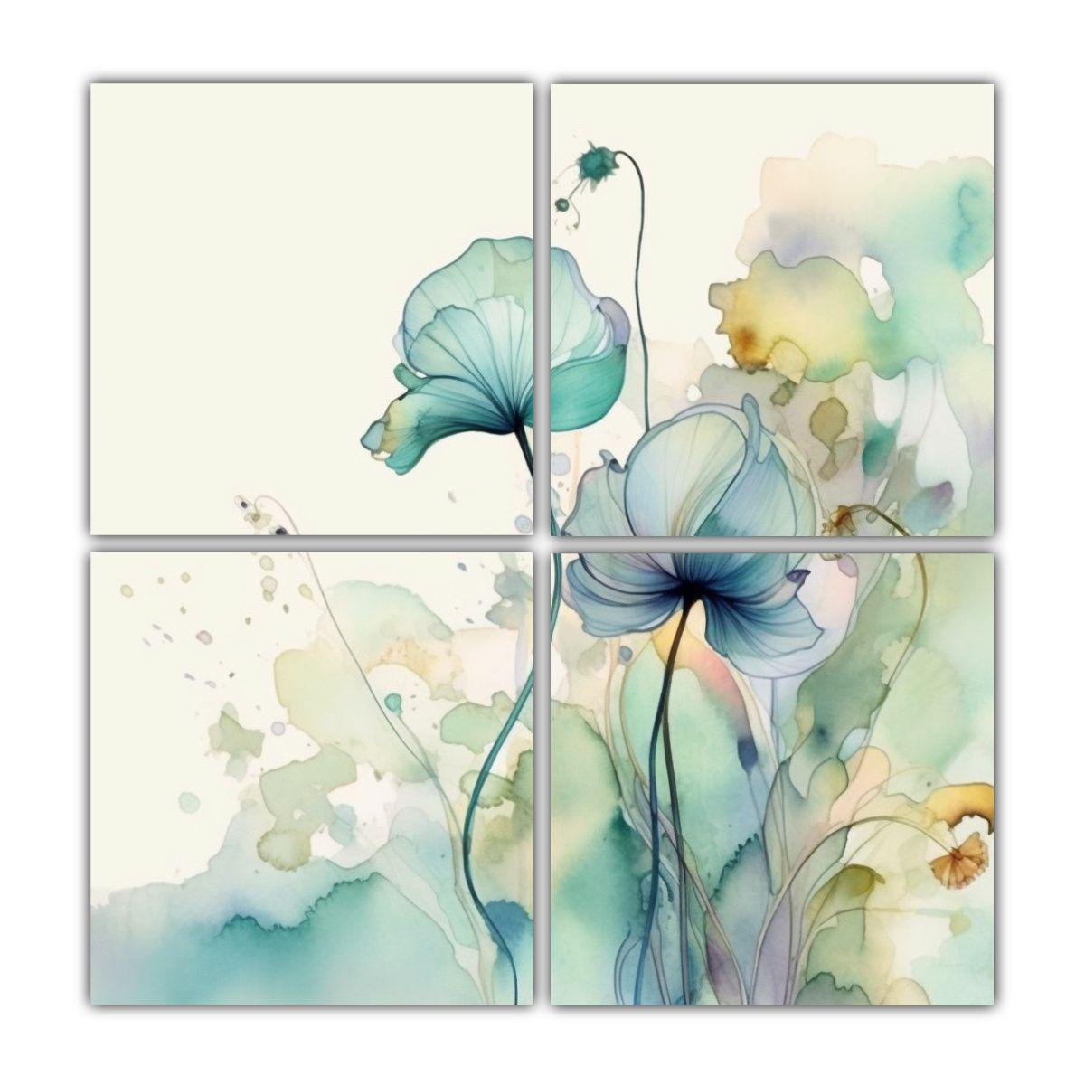 Cuadro De Lienzo Creativo Y Delicado Con Pintura 100x100 Cm-0