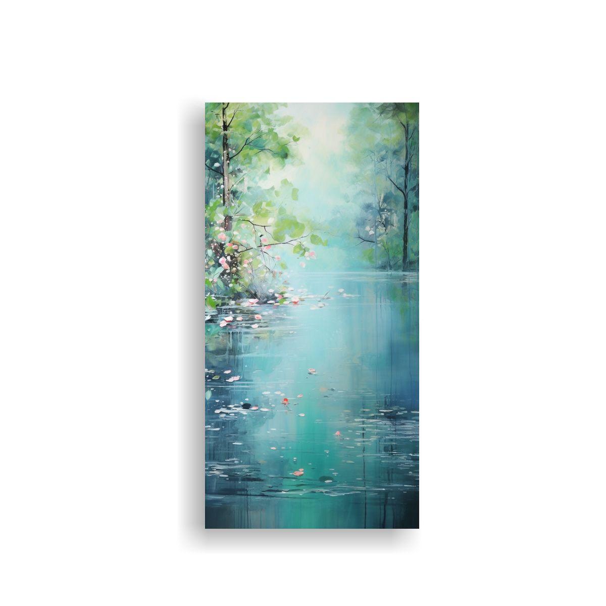 Interpretación Abstracta Simétrica De La Serenid 80x160cm-0