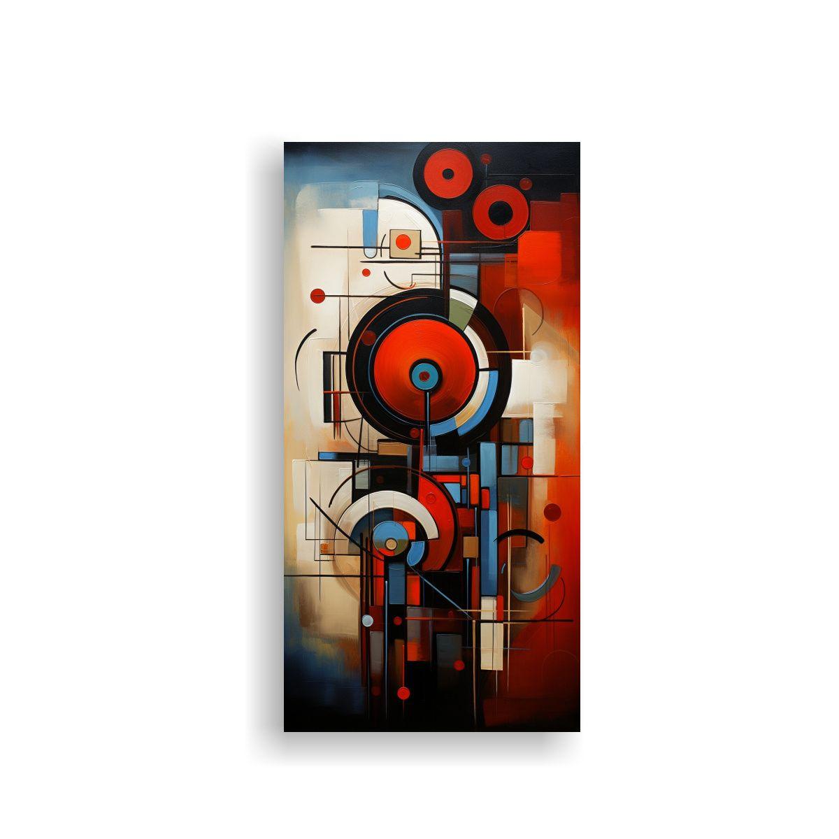 Cuadro Concepto Simple Abstracto Económico 40x80cm-0