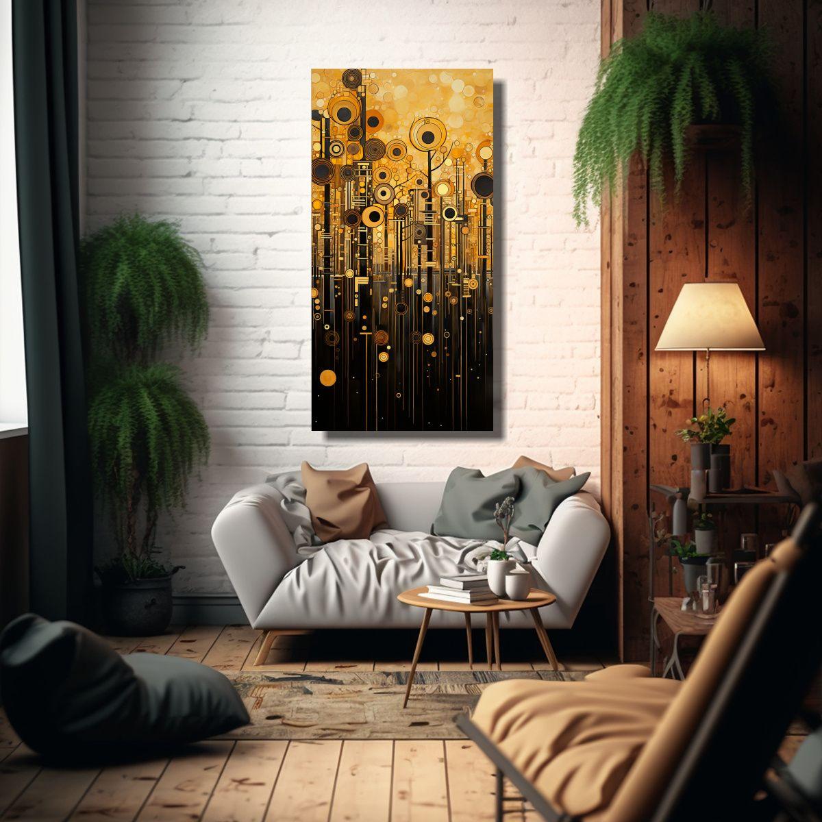 Pinturas Decorativas Abstractas Detalladas Y 70x140 Cm-2