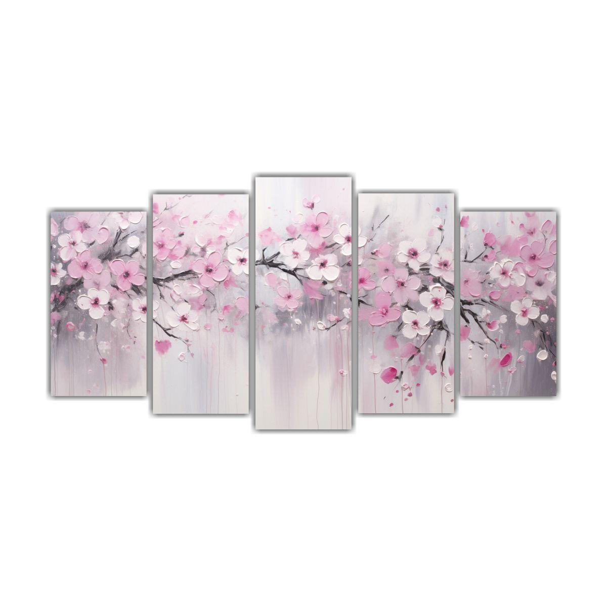 Pintura Acrílica En Lienzo Con Forma De 100x50 Cm-0