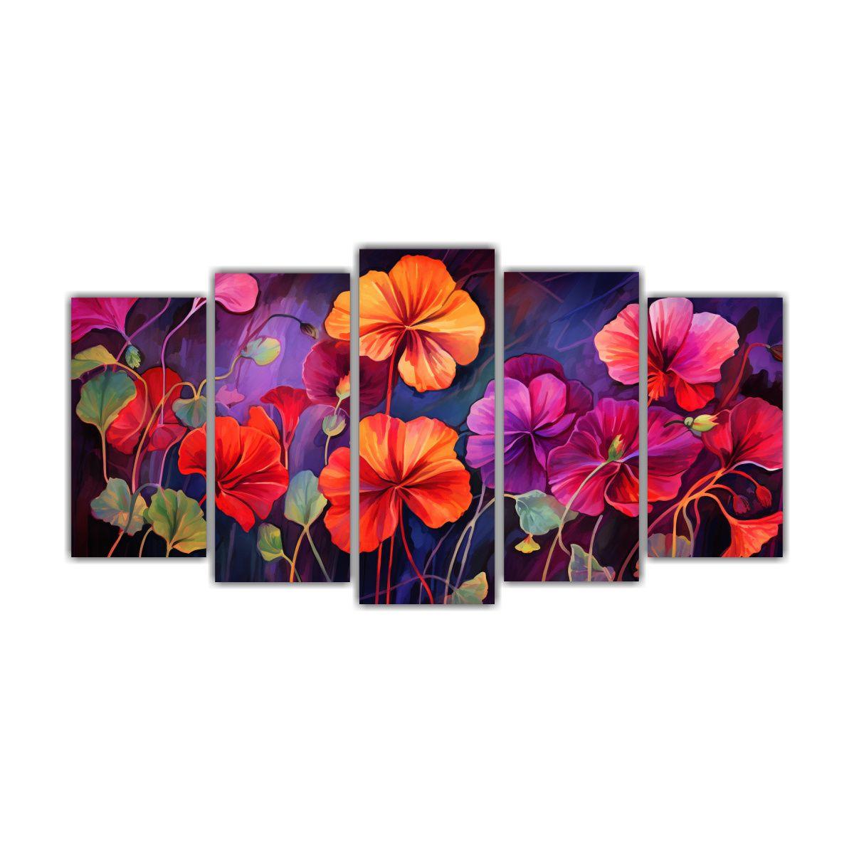 Artes De Pared Creativa: Nasturtium Herbs 150x75 Cm-0