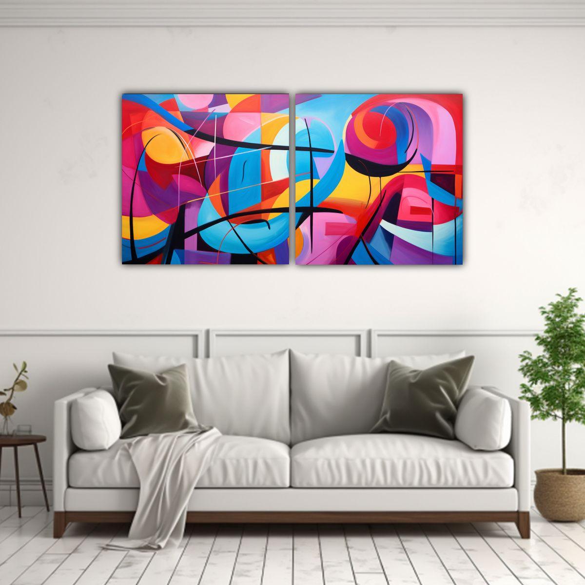 Pinturas Decorativas Inspiradas En La Vitalidad 40x20 Cm-2