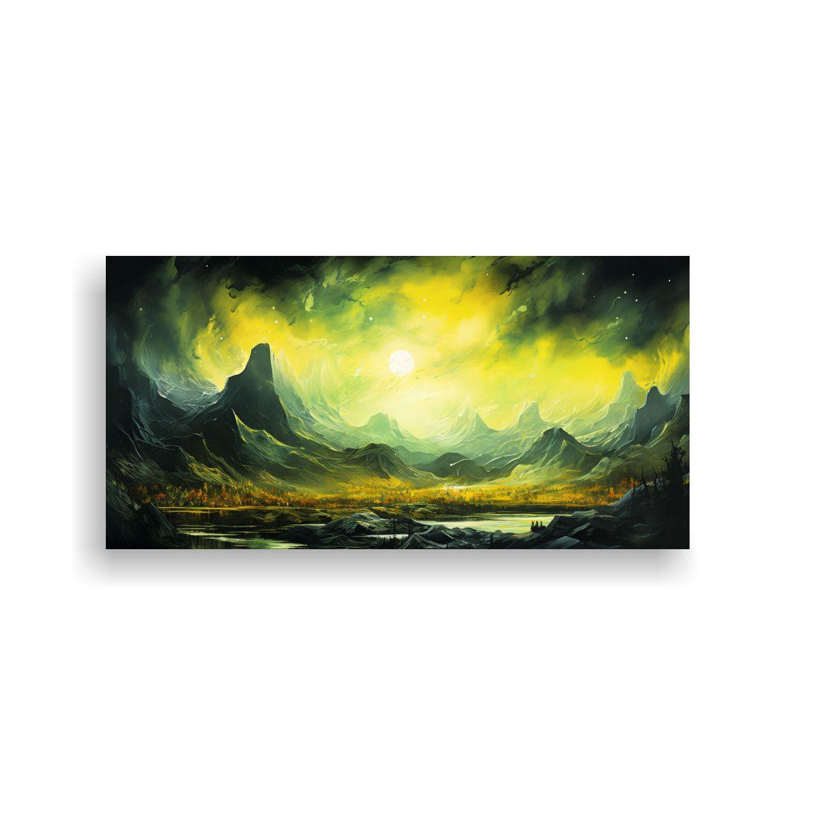Pintura Abstracta Económica De Arte 100x50cm-0