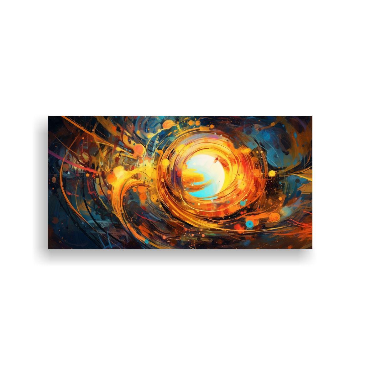 Cuadro Vintage Abstracto: Esencia De La Máquina 160x80cm-0