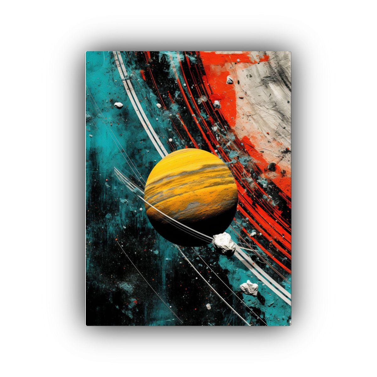 Cuadro Lienzo Habitación Surrealista De Galería 50x65cm-0