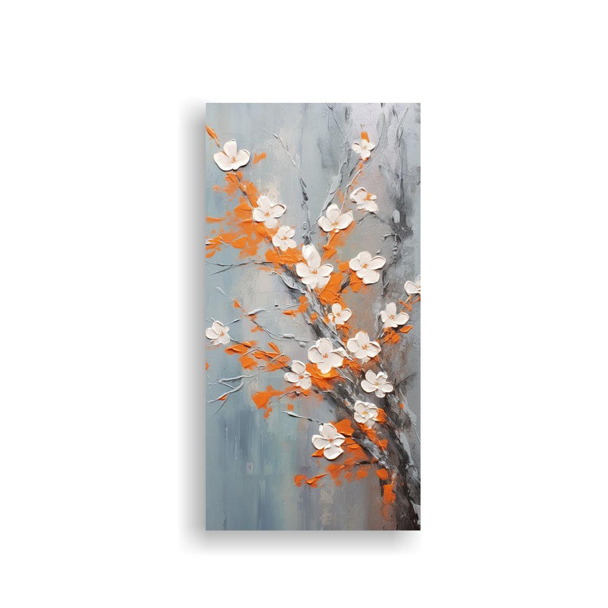 Lienzo De Dibujo Para Cocina Con Flores De Cerezo  50x100cm-0