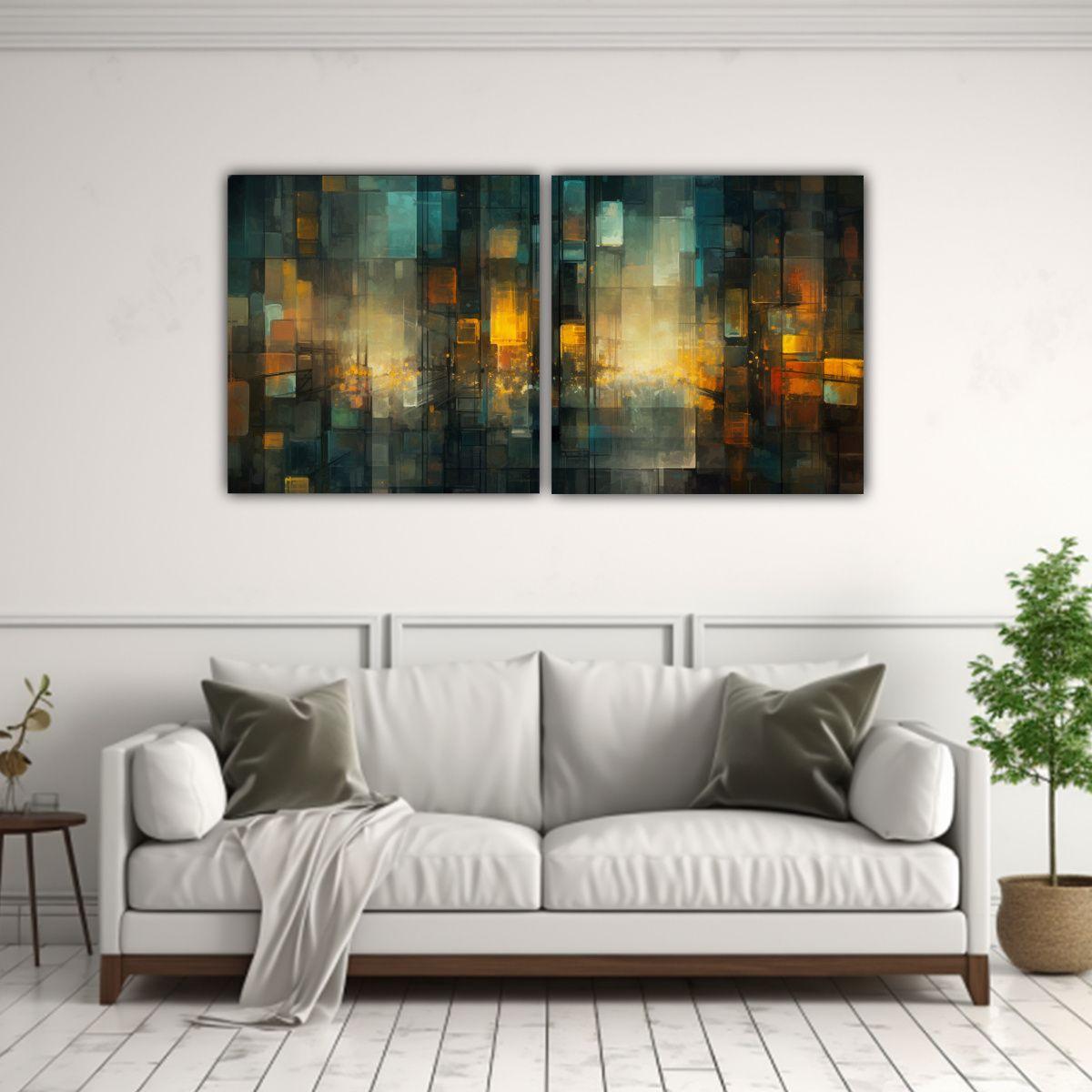 Cuadros Enmarcados De Vidrio Con Movimiento 100x50 Cm-2