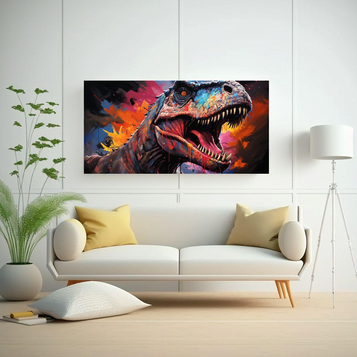 Pinturas De Decoración De Dinosaurios 140x70cm-2