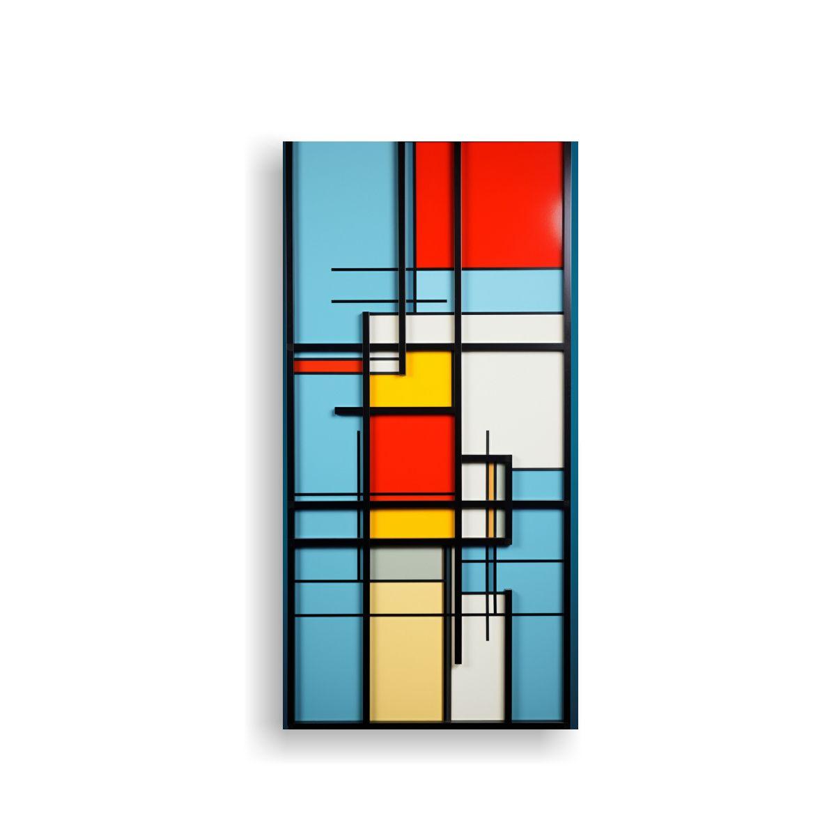 Pinturas Decorativas Geométricas En Colores 40x80cm-0