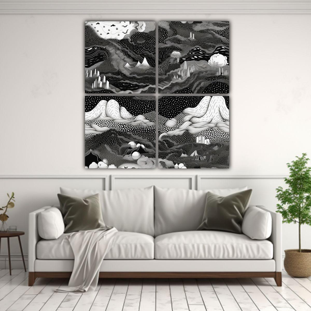 Cuadros Decorativos Artesanales Con Diseños En 200x200 Cm-2