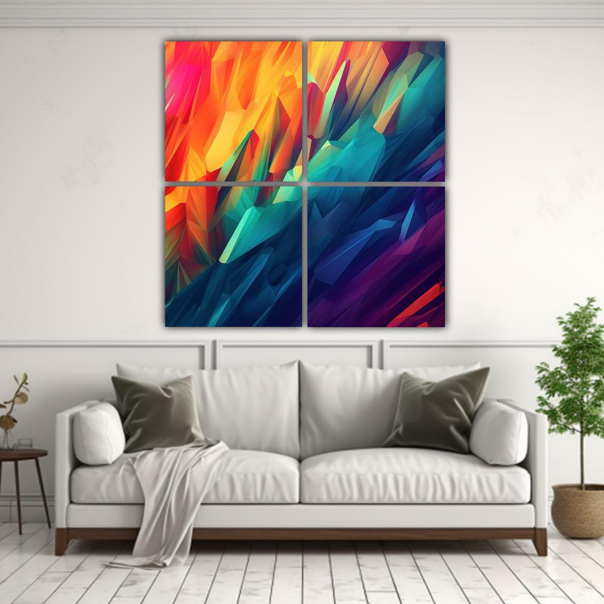 Pinturas Decorativas Inspiradas En El Arte 200x200 Cm-2