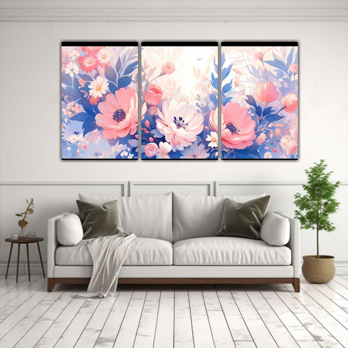 Pintura Decorativa Estilo Neonoir En Tonos 150x75 Cm-2