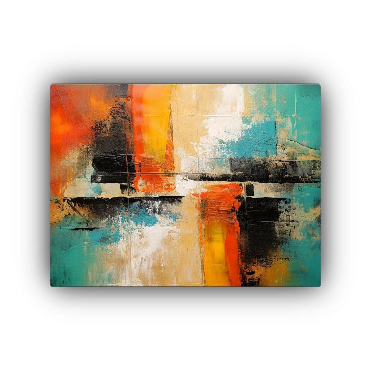 Cuadros Abstractos De Alta Calidad Con Personalidad Y Estilo 90x60cm-0