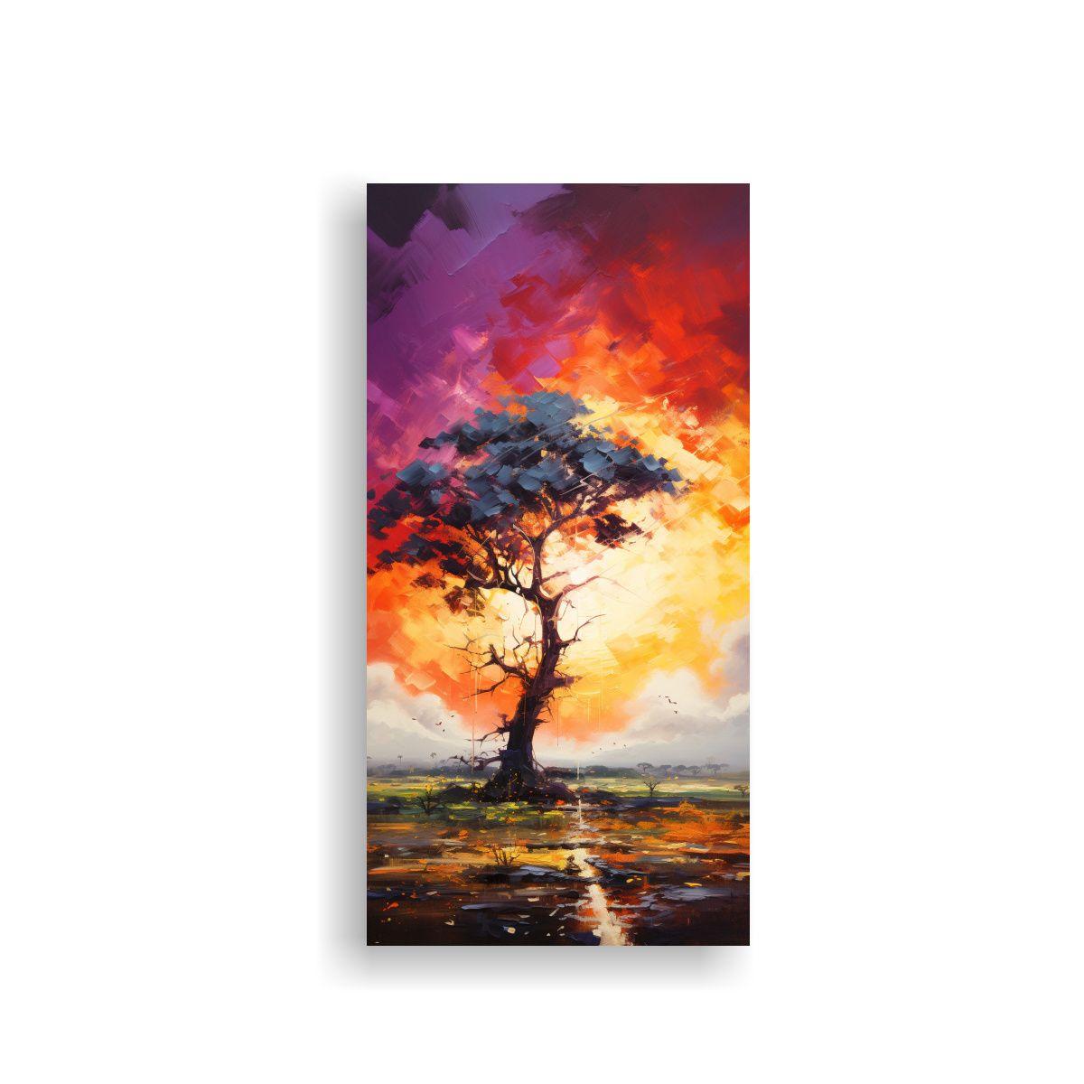 Movimiento Simplicidad En La Belleza Caótica De 50x100cm-0