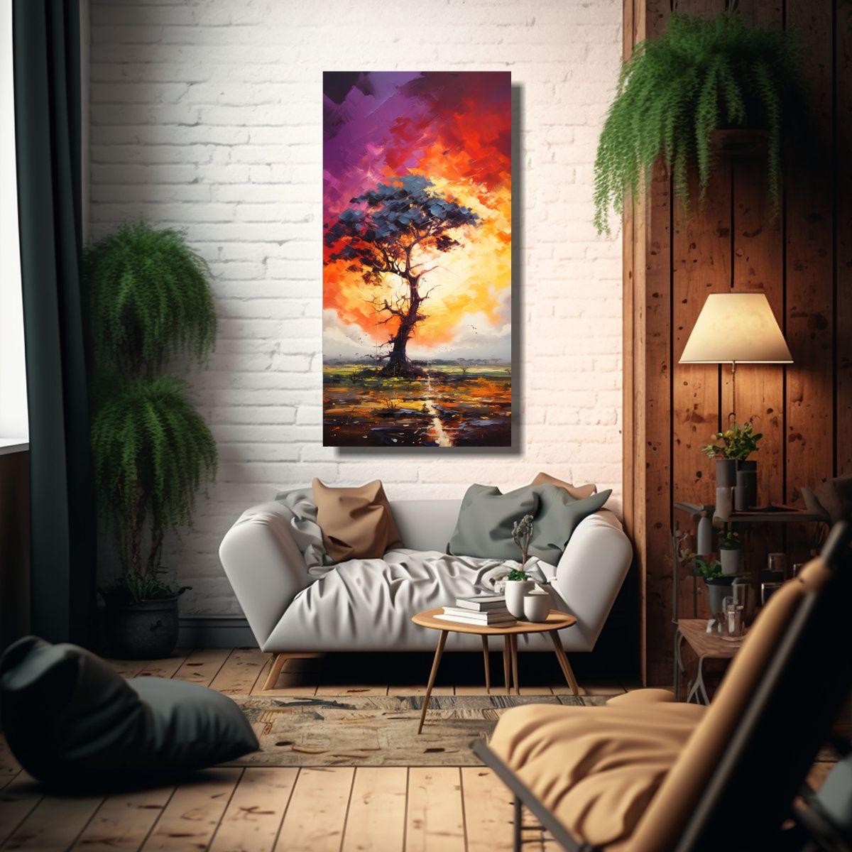 Movimiento Simplicidad En La Belleza Caótica De 50x100cm-2