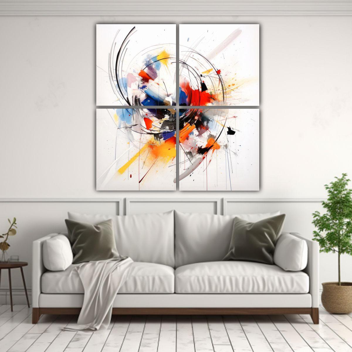 Pintura Abstracta De Arte Callejero Conceptual 200x200 Cm-2