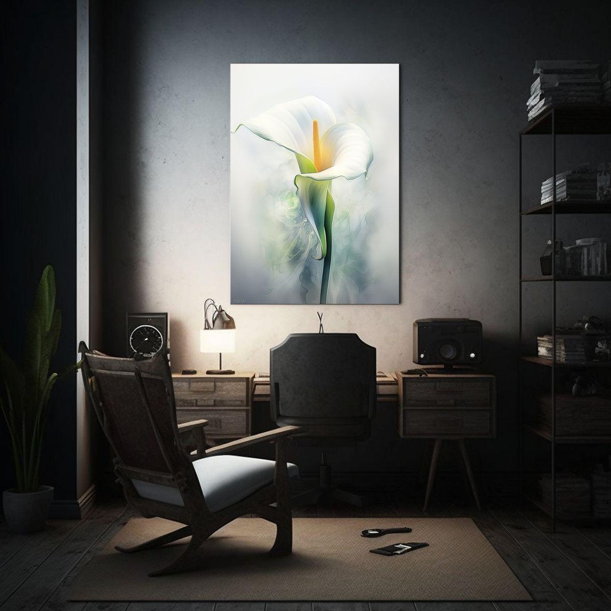Pintura Acuarela Impresionista De Llamada: 50x65cm-2