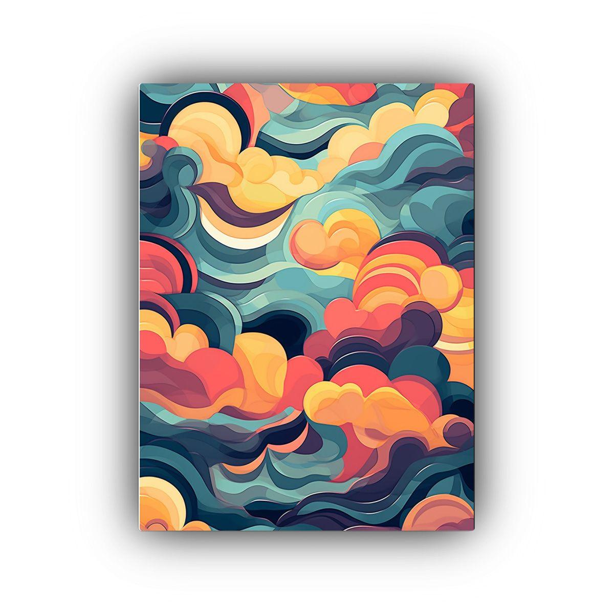Lienzo Decoración Abstracta Inspirada En Sueños 60x90cm-0