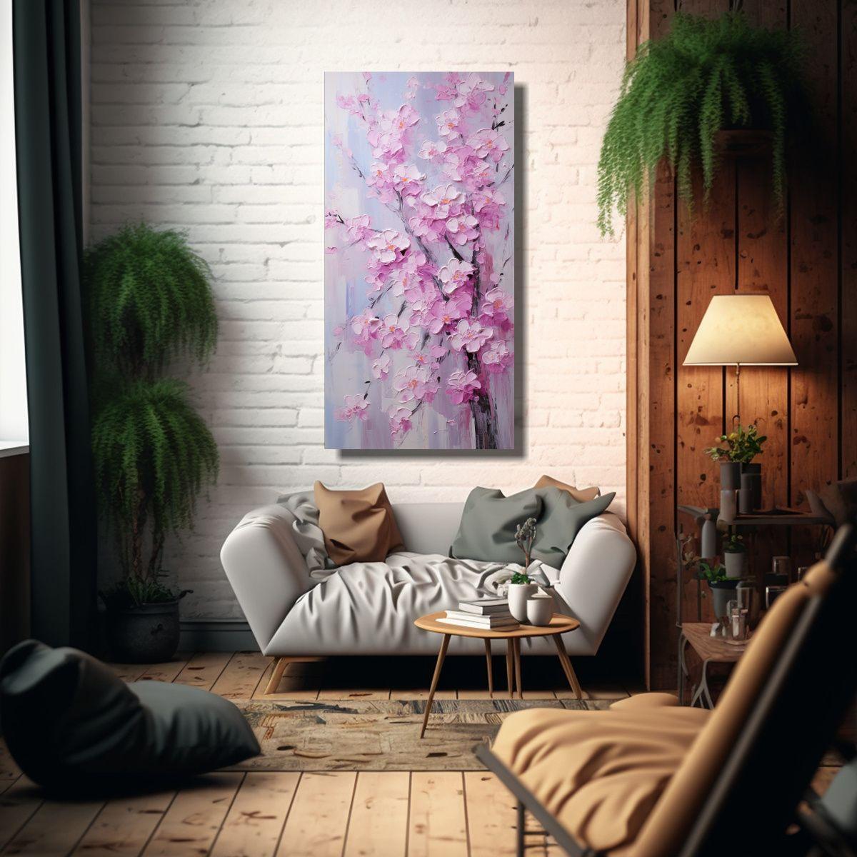 Pintura En Lienzo De Vitalidad Vintage De Canva 70x140cm-2