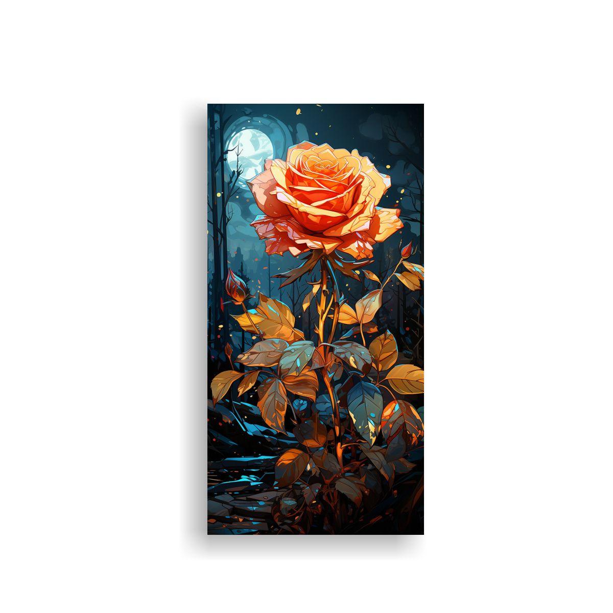 Pintura Decorativa Estilo Van Gogh, Líneas Finas 30x60cm-0