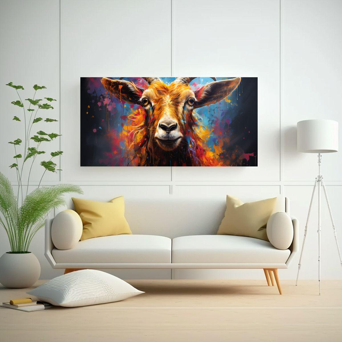 Cuadro Diseño Económico Estilo Pintura Al Estilo 100x50cm-2