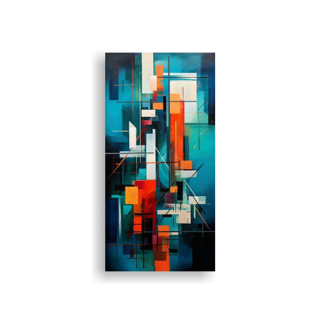 Cuadros Verticales Abstractos De Inspiración 60x120cm-0
