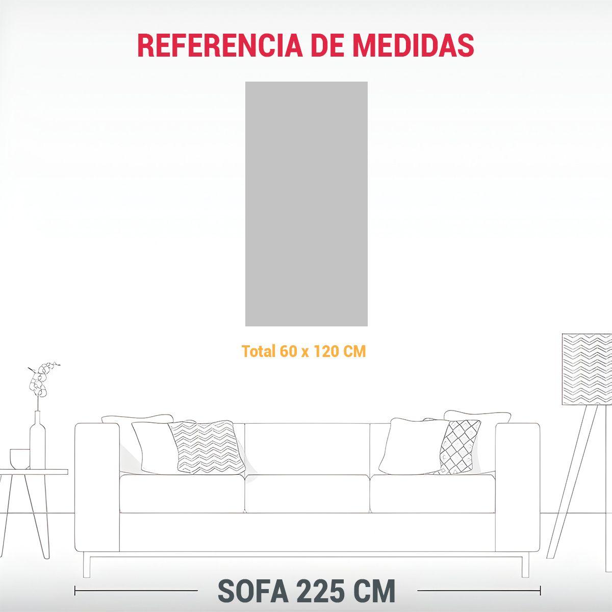 Cuadros Verticales Abstractos De Inspiración 60x120cm-1