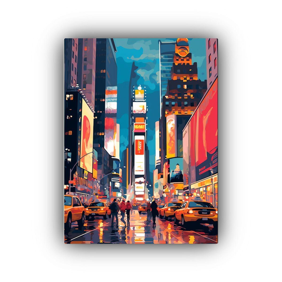 Pinturas Decorativas Modernas Estilo Times Square 50x75cm-0