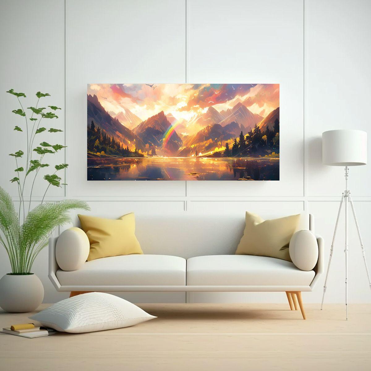 Pinturas Decorativas De Armonía De Colores En Lag 120x60cm-2