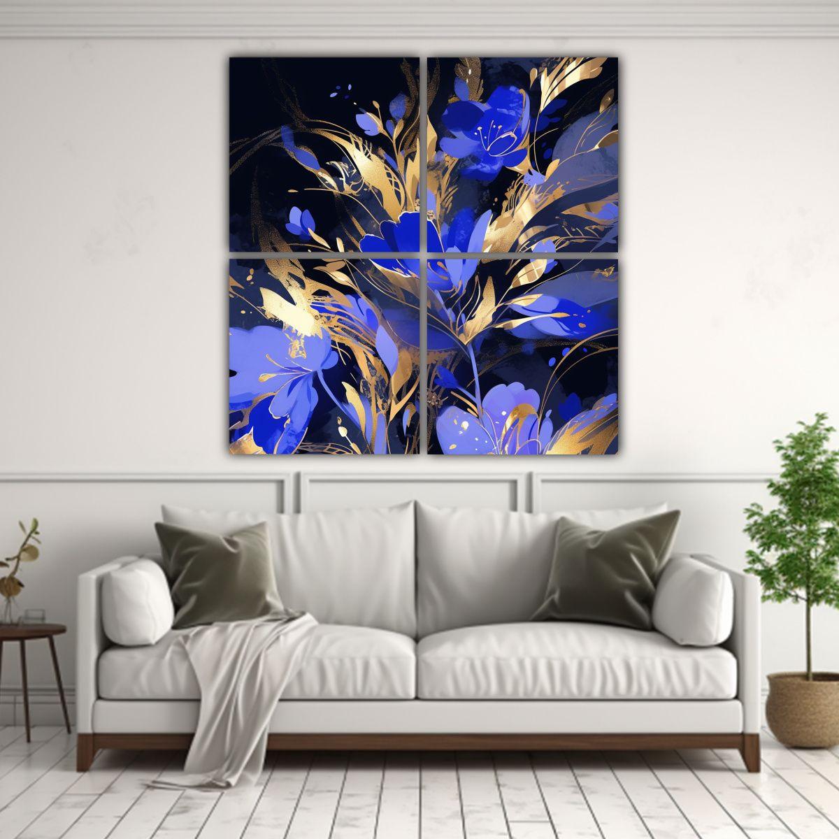 Pinturas Decorativas Juveniles En Estilo Neonoir 100x100 Cm-2