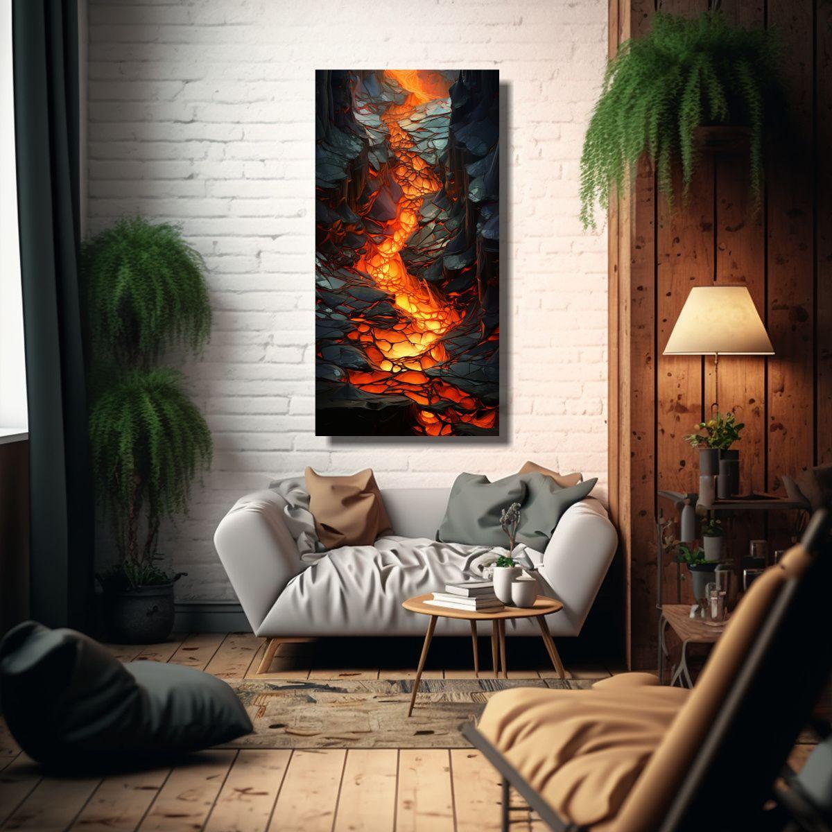 Pinturas Decorativas Tela En Bastidor Impreso 70x140cm-2