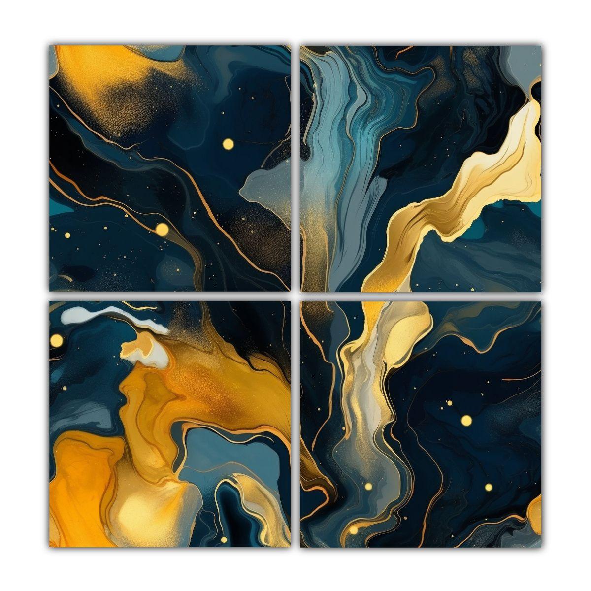 Cuatro Artes Conceptual Habitación Pinturas 100x100 Cm-0