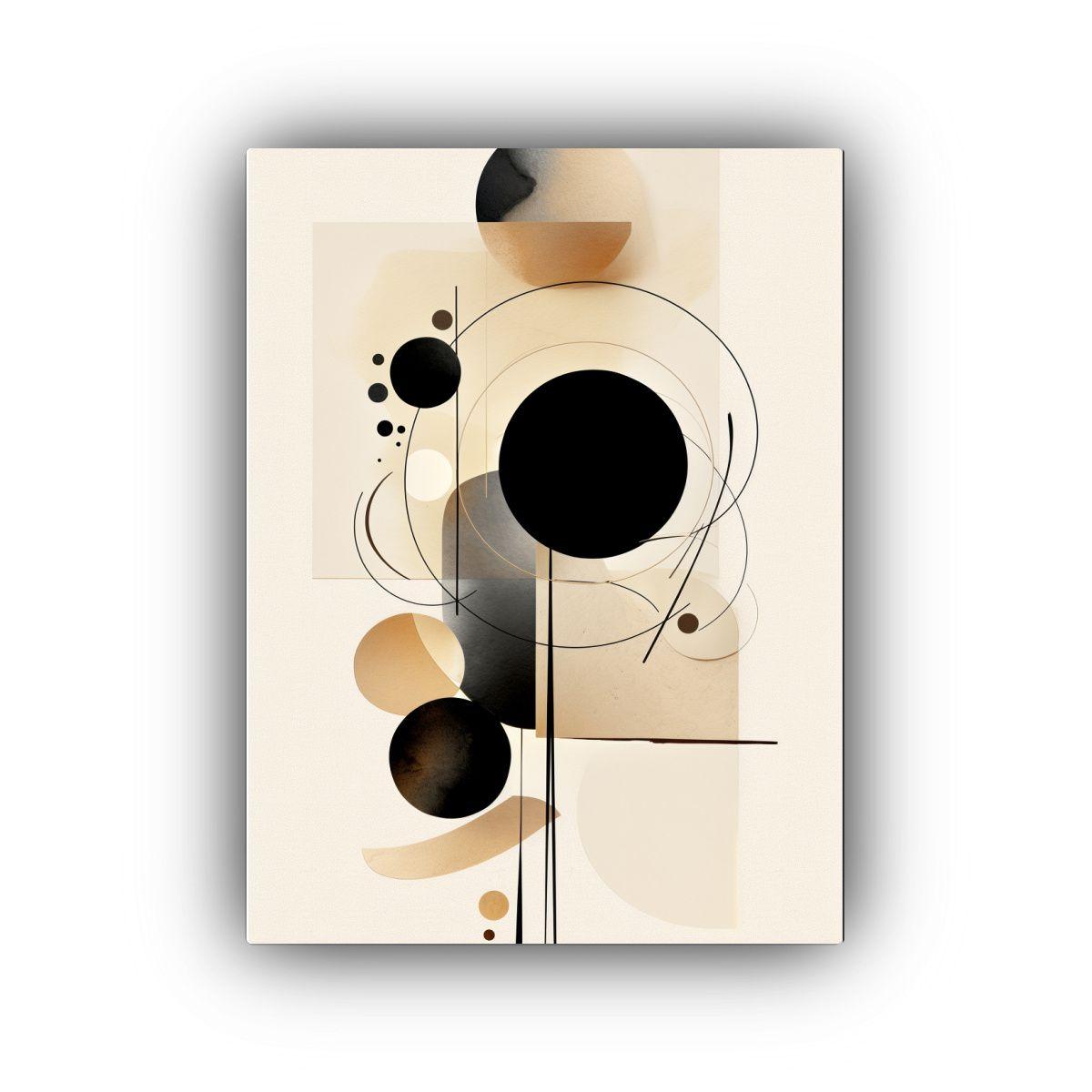 Cuadro De Pared Moderno Con Forma Y Líneas En La 30x40cm-0