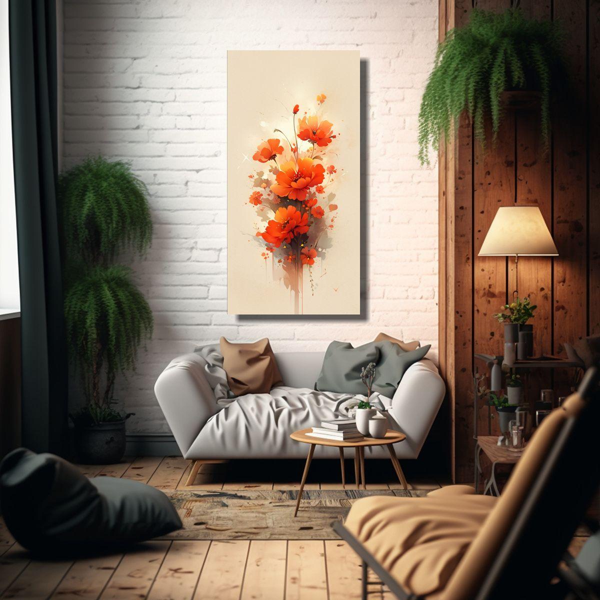 Diseño De Composición Equilibrada En Colores 50x100cm-2