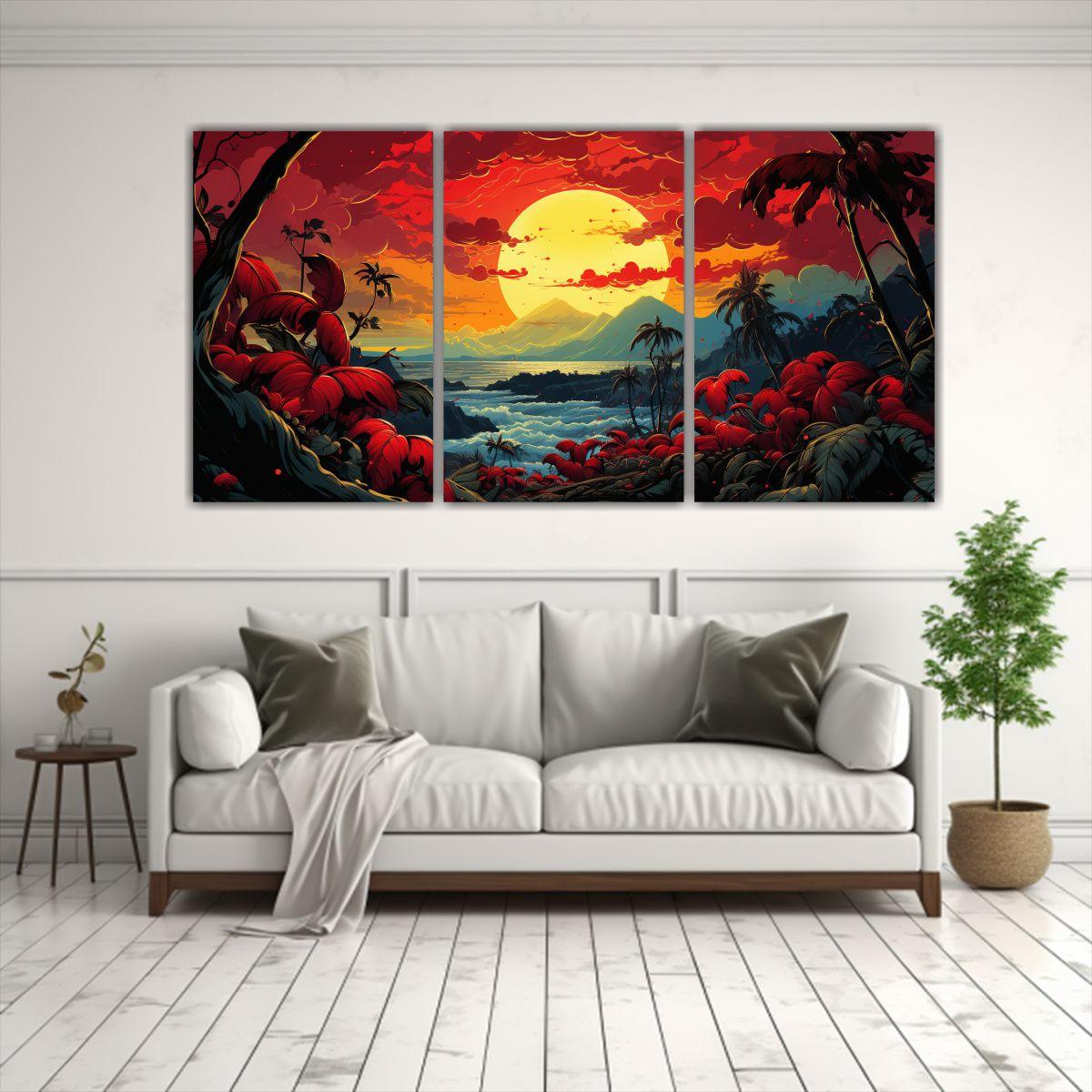 Artes De Pared Fotografía: Bosquejo Banano Rojo 180x90 Cm-2