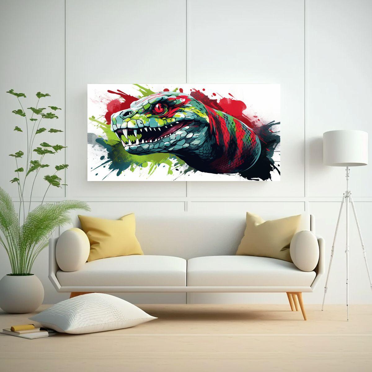 Pintura Decorativa Inspiradora De Arte Pop Neo En 40x20cm-2