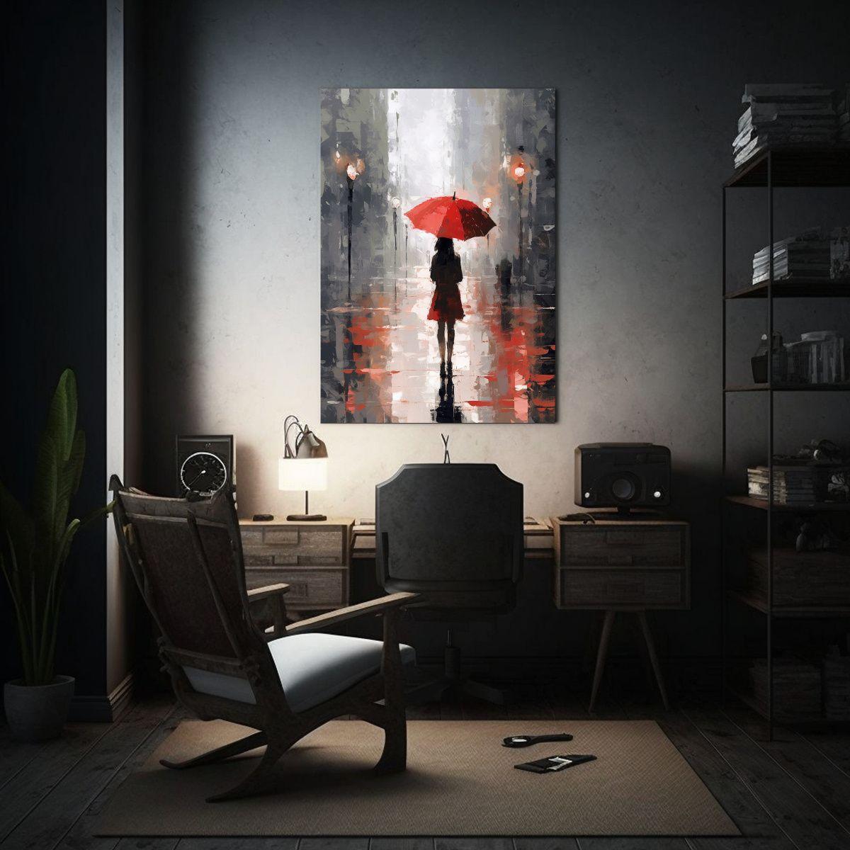 Cuadro De Lienzo Estilo Sereno Regalo Mujer Bajo 80x120cm-2