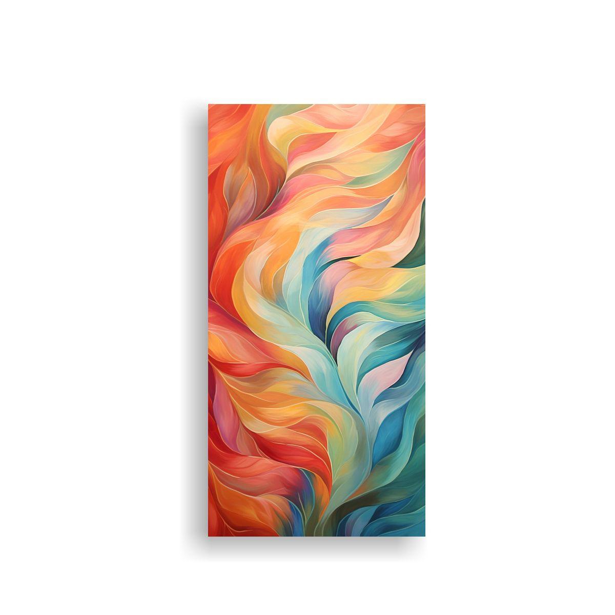 Cuadro Urbano Moderno En Bastidor De Tela 40x80cm-0