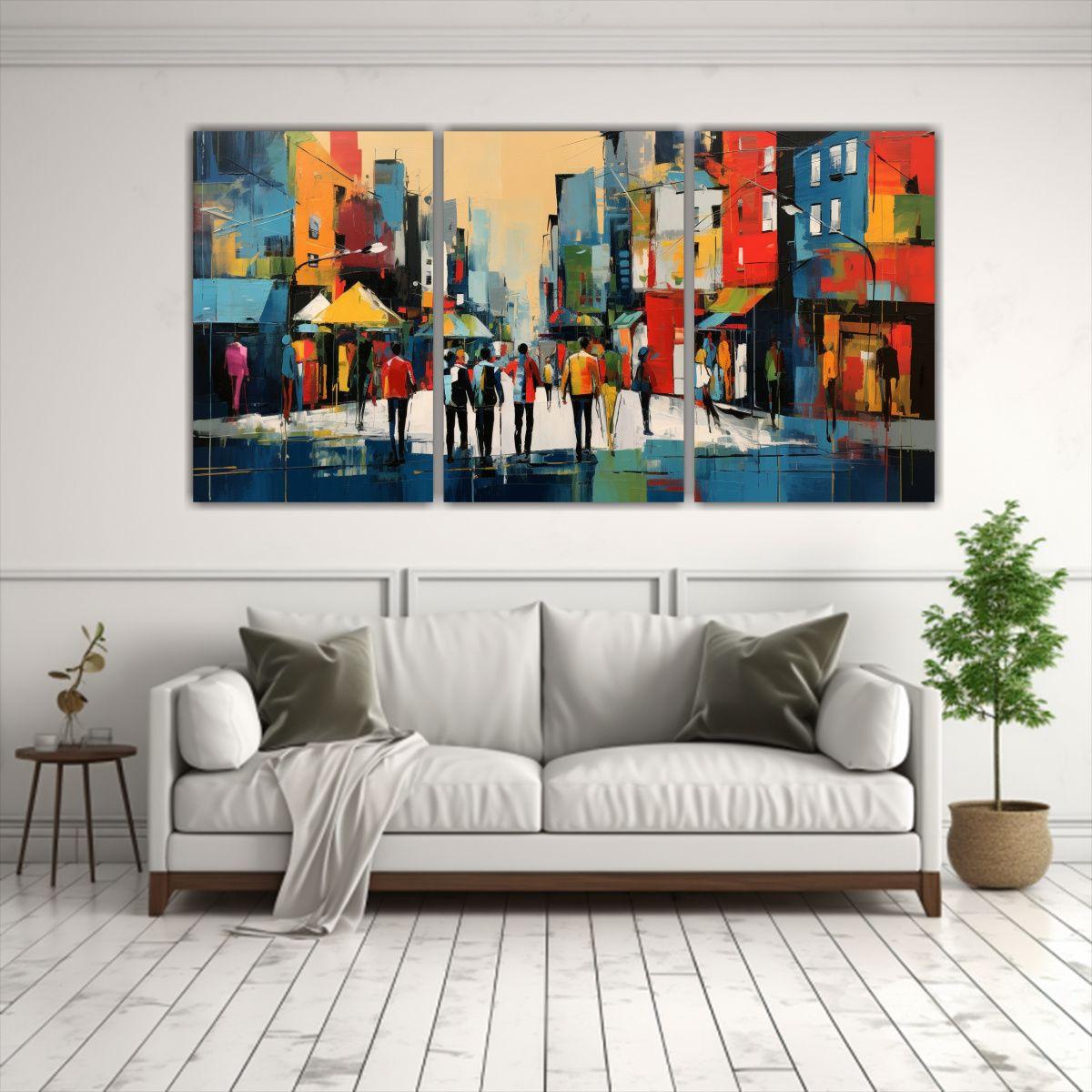 Pinturas Decorativas Modernas De Lienzo 180x90 Cm-2
